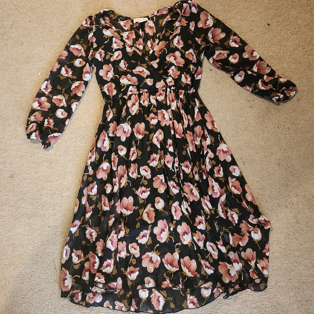 Floral Long Sleeve Dress